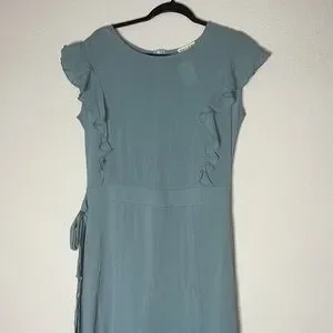 bohme blue dress Rosalind Midi Dress in Blue